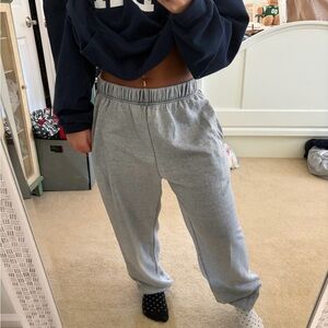 Vanilla Sky Grey Washed Sweatpants Size Medium